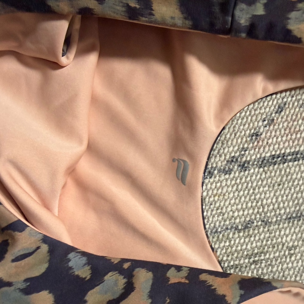 Leopard Print Fabletics sports bra